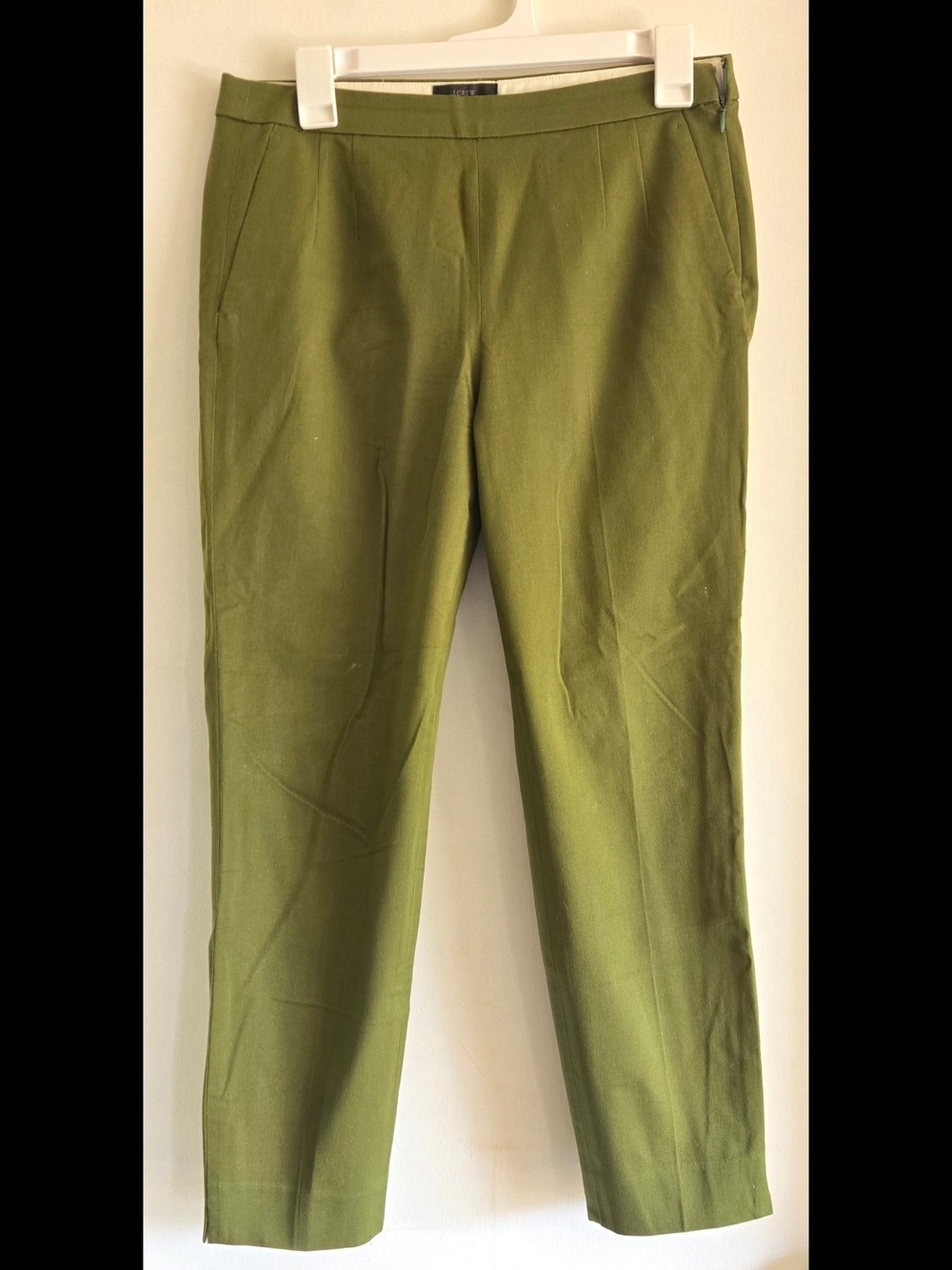 J. Crew Olive Green Women's Trousers